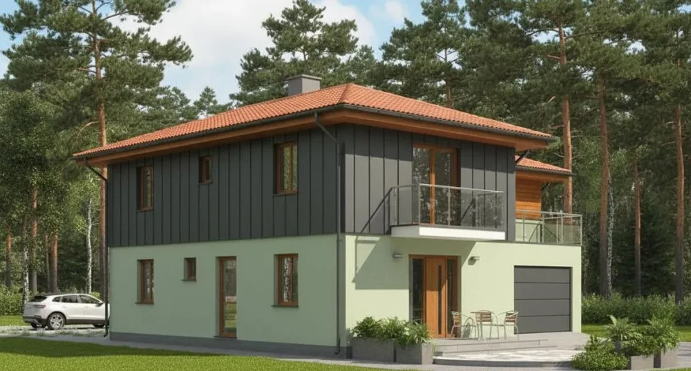 Проект Двухэтажный дом 9 на 12, 167 м2