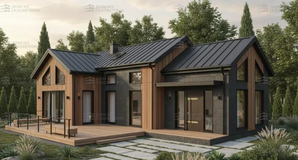 Проект Двухэтажный дом 8 на 10, 109 м2