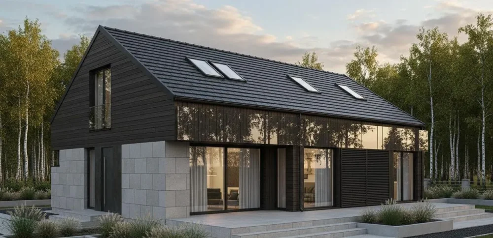 Проект Двухэтажный дом 15 на 12, 208 м2