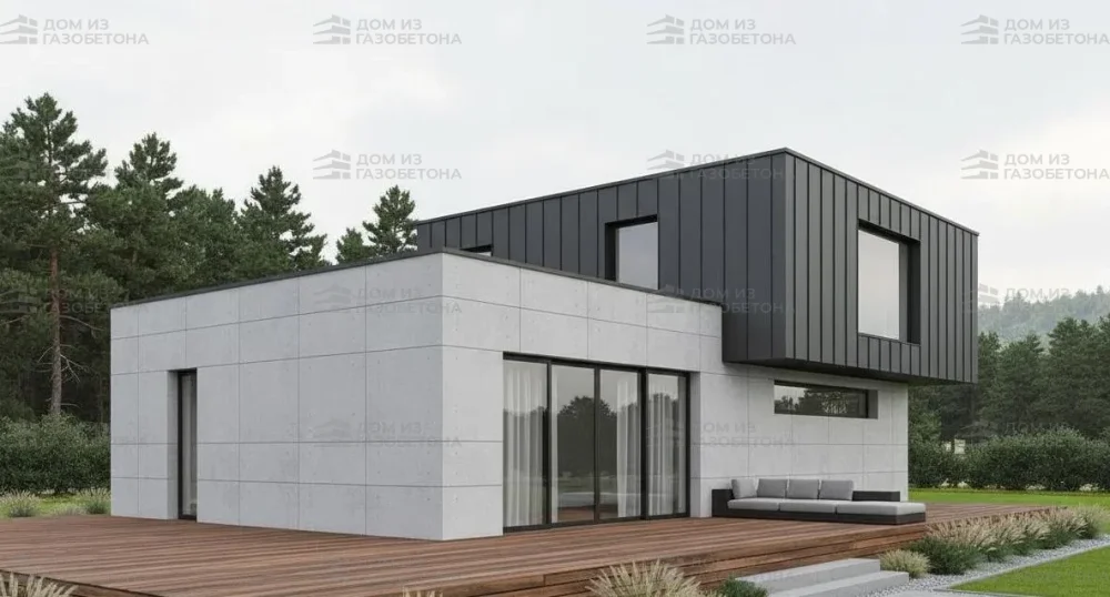 Проект Двухэтажный дом 20 на 9, 157 м2